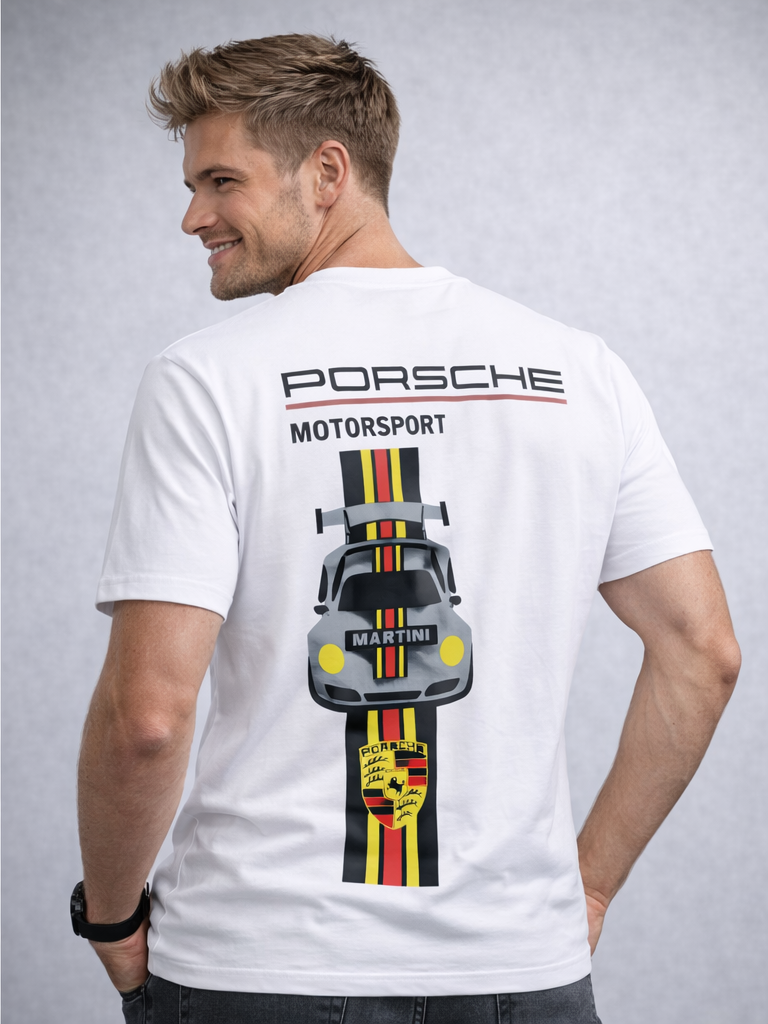 Porsche Motorsport Racing Graphic T-Shirt – Premium