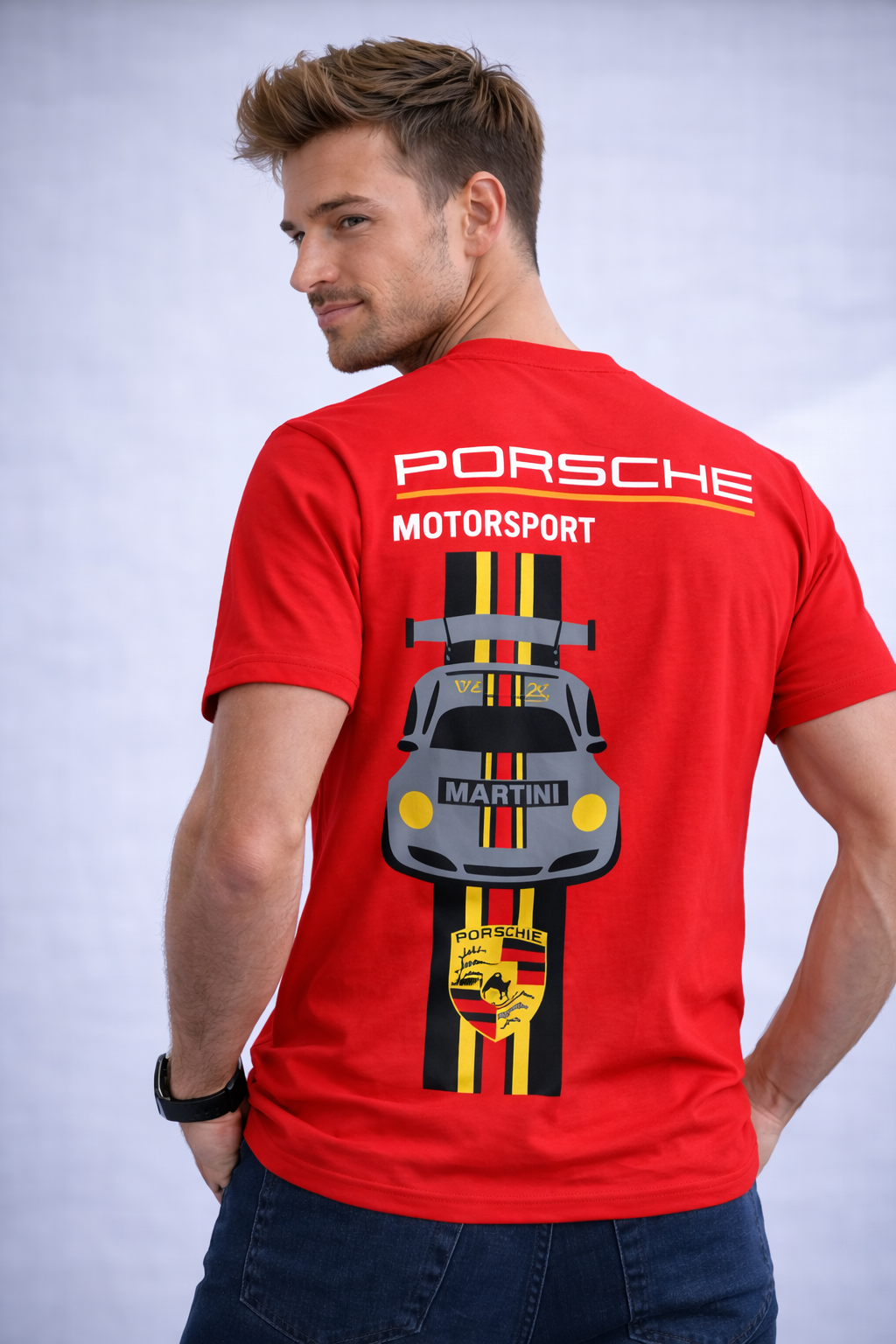 Porsche Motorsport Racing Graphic T-Shirt – Premium