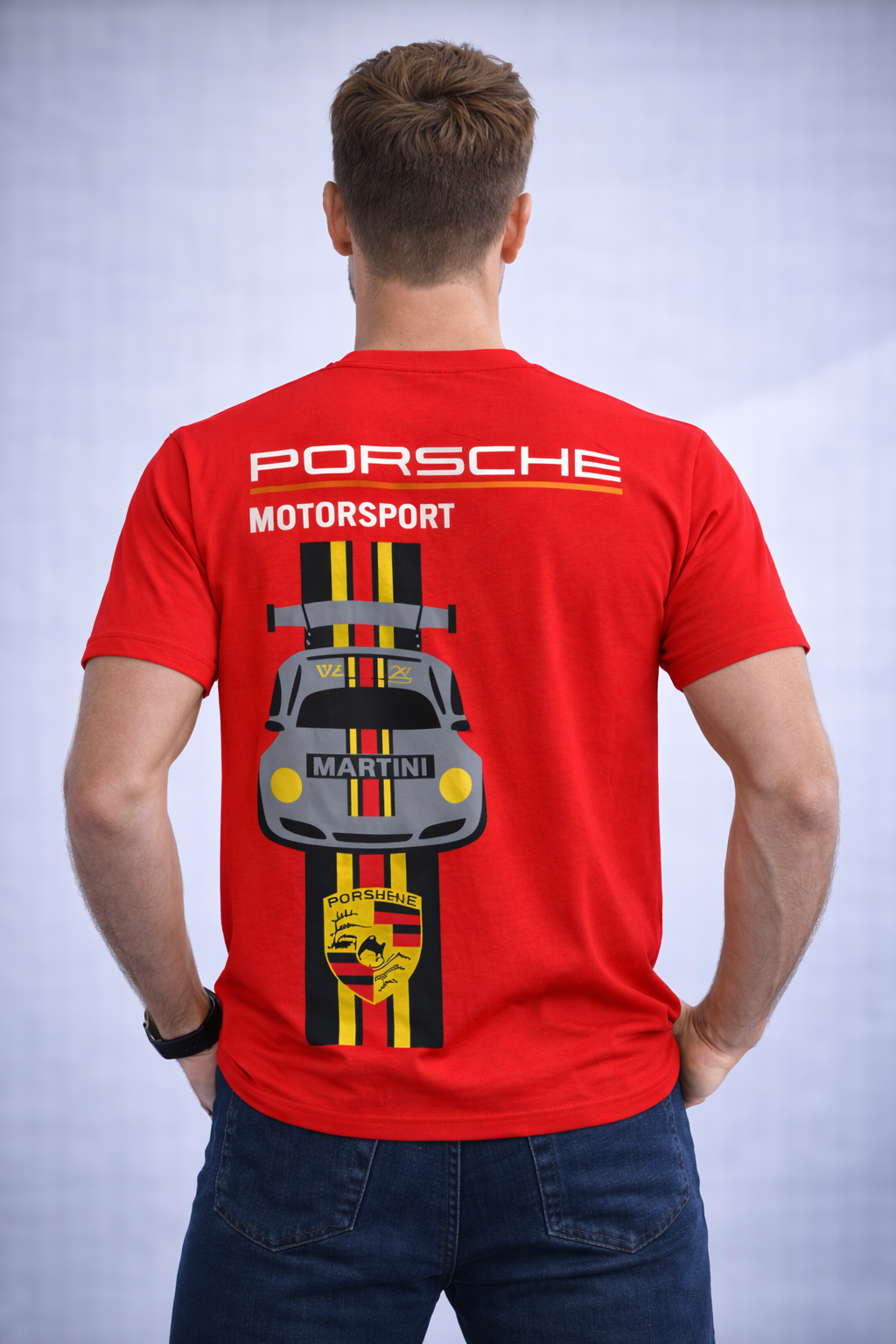 Porsche Motorsport Racing Graphic T-Shirt – Premium