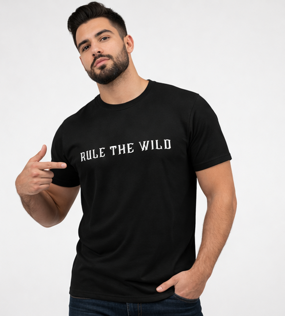 Rule The Wild Bear Graphic T-Shirt – Premium Front & Back Print