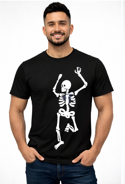 One Life Skeleton Tee – Gothic Back Print