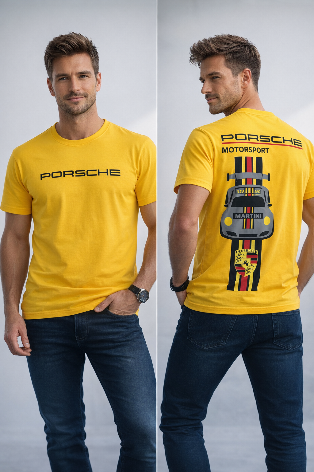 Porsche Motorsport Racing Graphic T-Shirt – Premium
